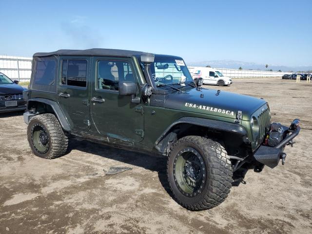 1J4GA39167L133423 - 2007 JEEP WRANGLER X GREEN photo 4