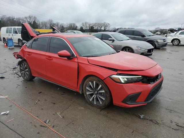 19XFL1H78NE001839 - 2022 HONDA CIVIC EXL წითელი ფოტო 4