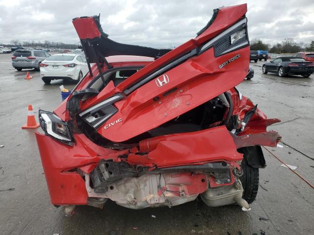 19XFL1H78NE001839 - 2022 HONDA CIVIC EXL წითელი ფოტო 6