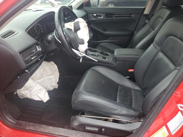 19XFL1H78NE001839 - 2022 HONDA CIVIC EXL წითელი ფოტო 7