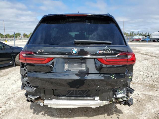 5UXCX6C03M9F77969 - 2021 BMW X7 M50I BLACK photo 6