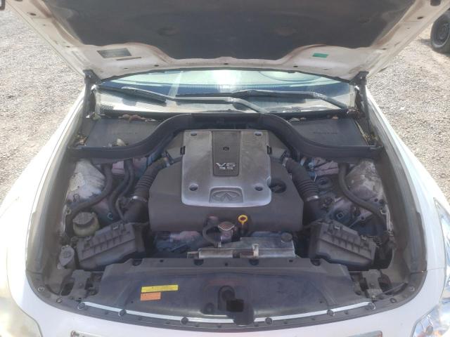 JNKBV61E48M226388 - 2008 INFINITI G35 WHITE photo 11