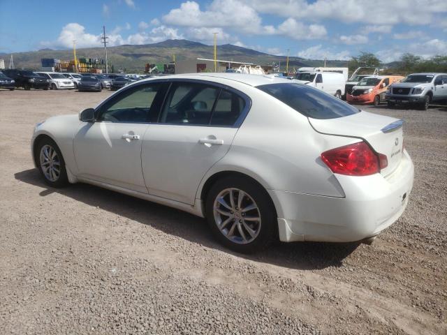 JNKBV61E48M226388 - 2008 INFINITI G35 WHITE photo 2