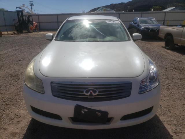 JNKBV61E48M226388 - 2008 INFINITI G35 WHITE photo 5