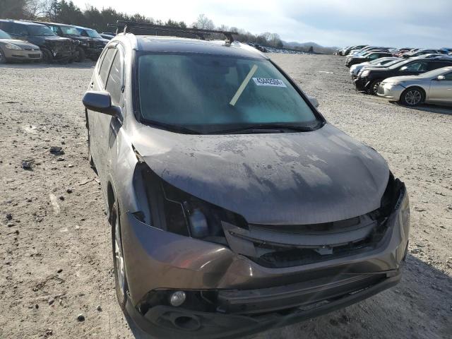 2HKRM3H73EH538023 - 2014 HONDA CR-V EXL GRAY photo 5