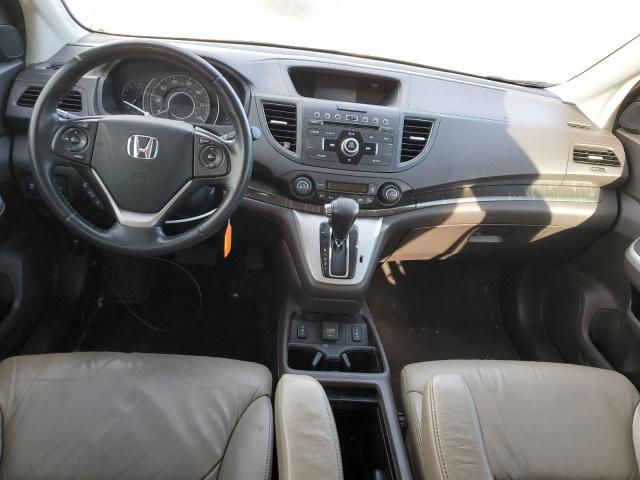 2HKRM3H73EH538023 - 2014 HONDA CR-V EXL GRAY photo 8