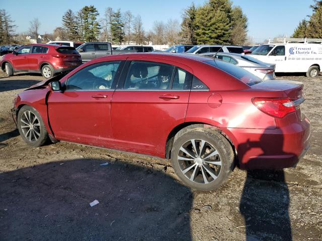 1C3CCBCG7DN555761 - 2013 CHRYSLER 200 LIMITED RED photo 2