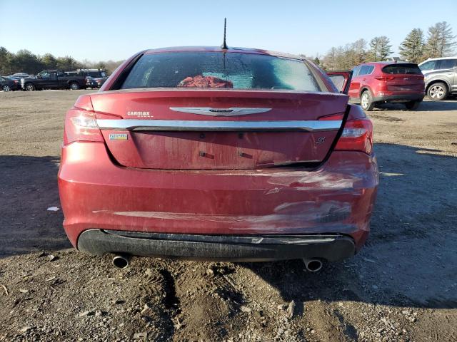 1C3CCBCG7DN555761 - 2013 CHRYSLER 200 LIMITED RED photo 6