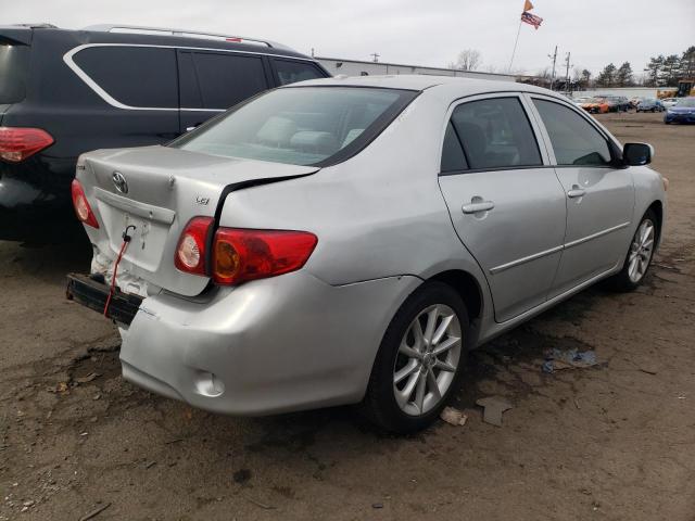 JTDBL40E199043161 - 2009 TOYOTA COROLLA BASE GRAY photo 3