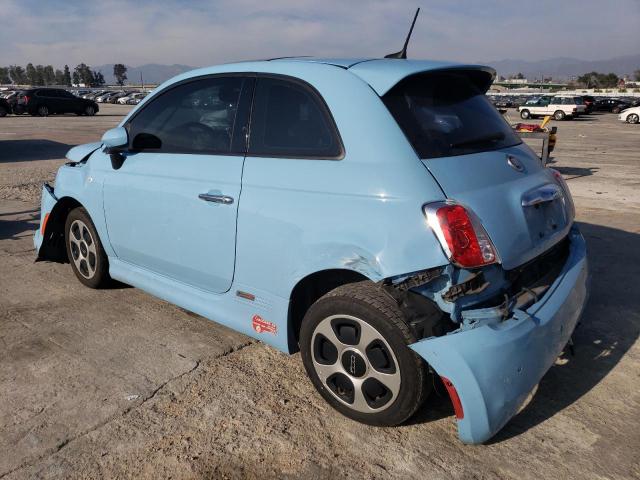 3C3CFFGEXGT229318 - 2016 FIAT 500 ELECTRIC BLUE photo 2