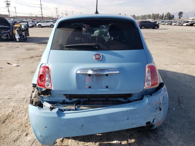 3C3CFFGEXGT229318 - 2016 FIAT 500 ELECTRIC BLUE photo 6