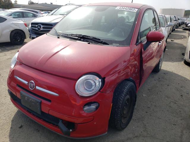 3C3CFFAR8FT643076 - 2015 FIAT 500 POP RED photo 1