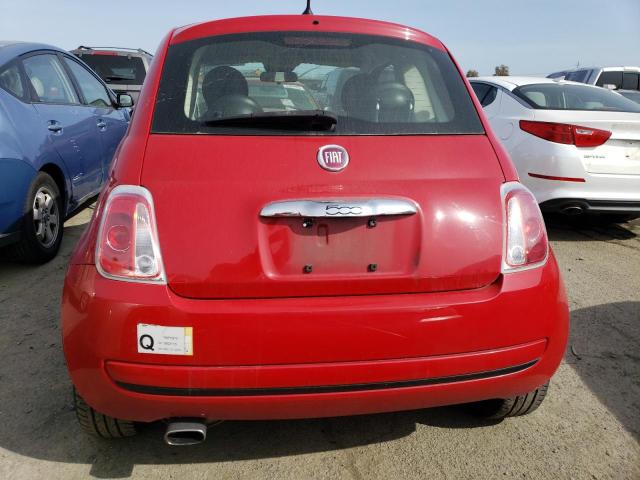 3C3CFFAR8FT643076 - 2015 FIAT 500 POP RED photo 6