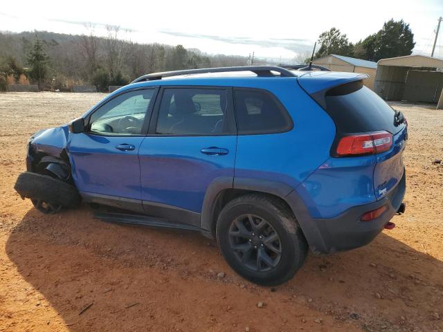 1C4PJMBB6HW598718 - 2017 JEEP CHEROKEE TRAILHAWK BLUE photo 2