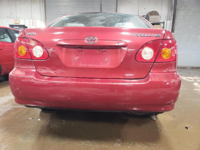 1NXBR32E64Z331149 - 2004 TOYOTA COROLLA CE RED photo 6