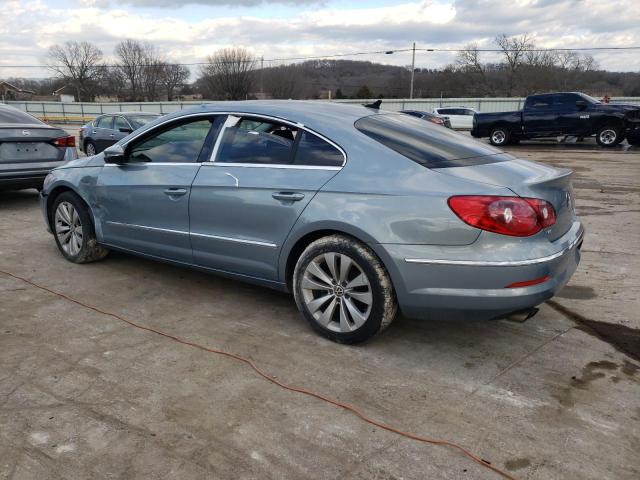 WVWMN7AN0BE702380 - 2011 VOLKSWAGEN CC SPORT BLUE photo 2