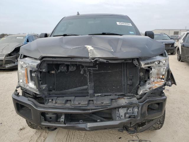 1FTEW1EG2JKF13143 - 2018 FORD F150 SUPERCREW GRAY photo 5