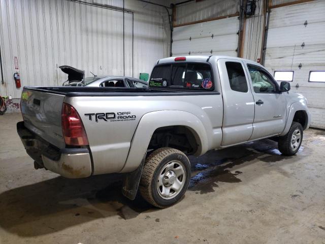 5TEUU42N15Z077361 - 2005 TOYOTA TACOMA ACCESS CAB ნაცრისფერი ფოტო 3