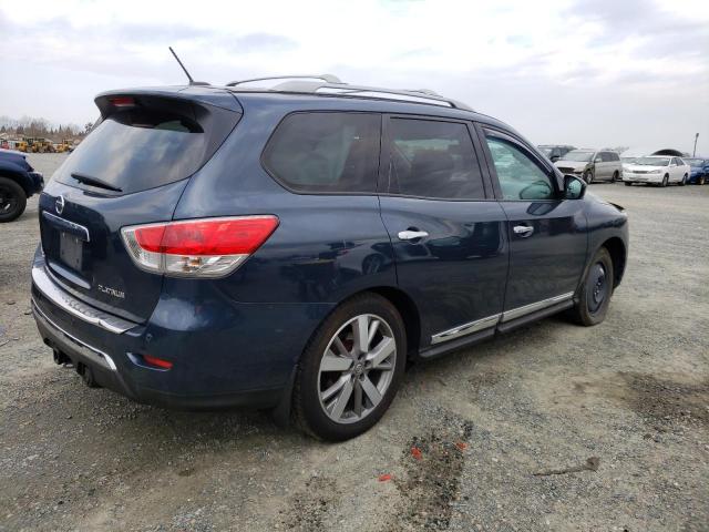 5N1AR2MN6EC723204 - 2014 NISSAN PATHFINDER S BLUE photo 3