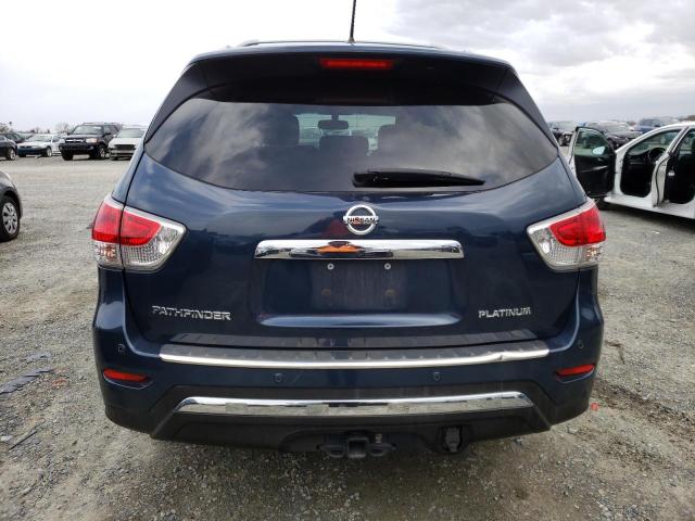 5N1AR2MN6EC723204 - 2014 NISSAN PATHFINDER S BLUE photo 6