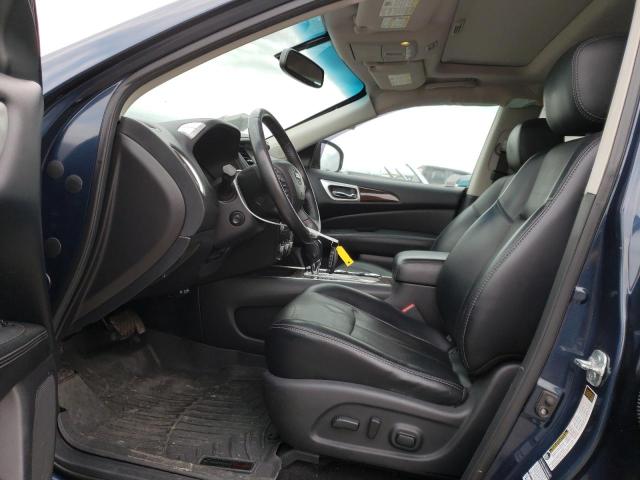 5N1AR2MN6EC723204 - 2014 NISSAN PATHFINDER S BLUE photo 7