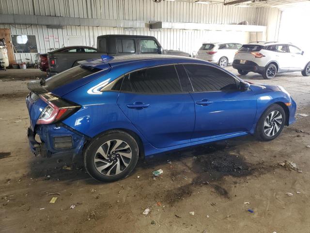 SHHFK7H22JU203654 - 2018 HONDA CIVIC LX BLUE photo 3