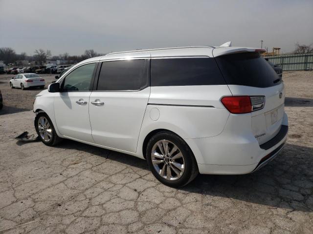 KNDME5C18F6034116 - 2015 KIA SEDONA SXL WHITE photo 2