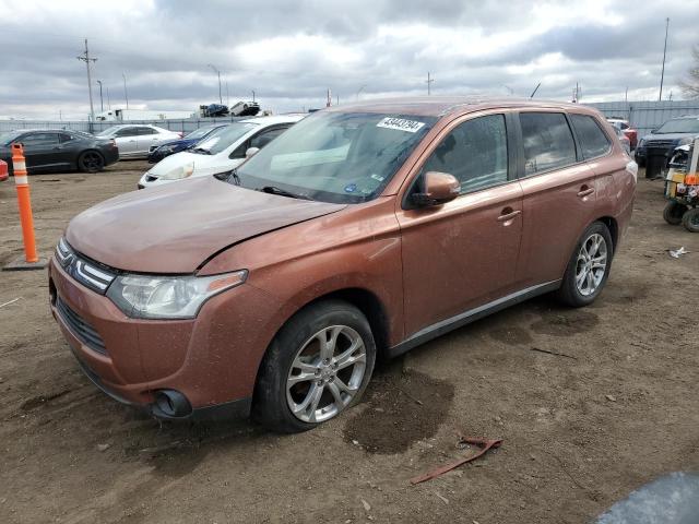 JA4AZ3A33EZ005419 - 2014 MITSUBISHI OUTLANDER SE ORANGE photo 1