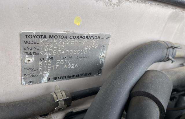 KZJ950030021 - 1996 TOYOTA LANDCRUISE GRAY photo 10