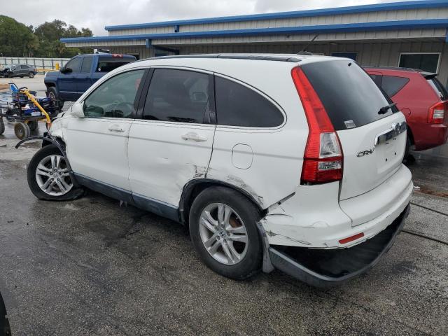 JHLRE3H7XAC008198 - 2010 HONDA CR-V EXL WHITE photo 2