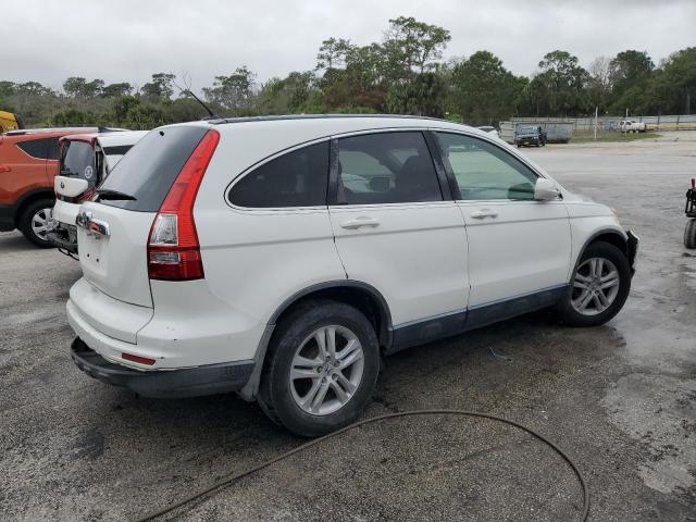 JHLRE3H7XAC008198 - 2010 HONDA CR-V EXL WHITE photo 3