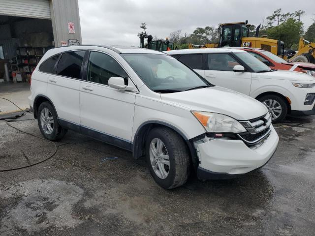 JHLRE3H7XAC008198 - 2010 HONDA CR-V EXL WHITE photo 4