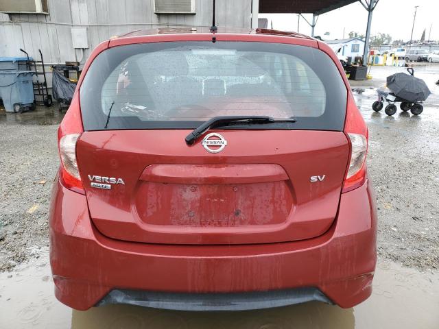 3N1CE2CPXJL370740 - 2018 NISSAN VERSA NOTE S RED photo 6