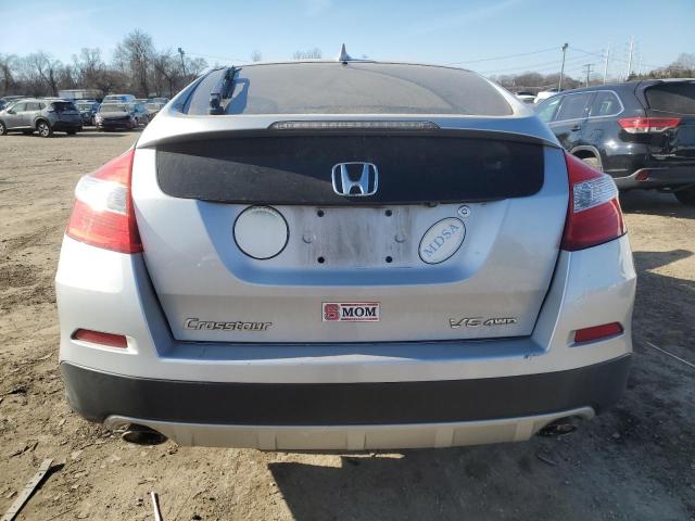 5J6TF2H56EL001127 - 2014 HONDA CROSSTOUR EXL ვერცხლისფერი ფოტო 6