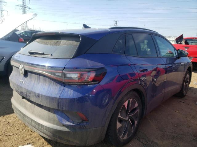 WVGTMPE20MP023632 - 2021 VOLKSWAGEN ID.4 PRO S ლურჯი ფოტო 3