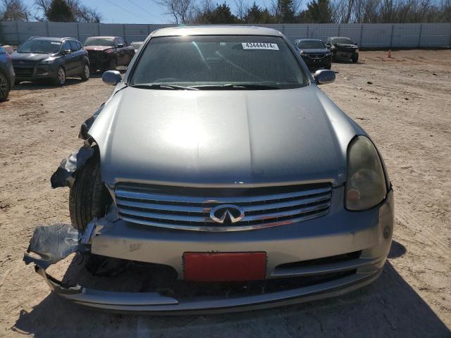 JNKCV51F84M719301 - 2004 INFINITI G35 SILVER photo 5