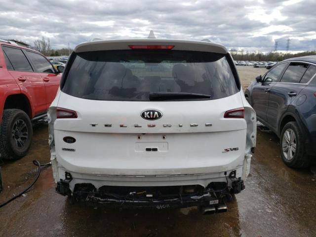 5XYP6DHC8LG065499 - 2020 KIA TELLURIDE S WHITE photo 6