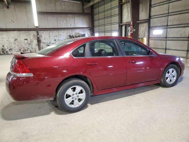 2G1WT57K091192696 - 2009 CHEVROLET IMPALA 1LT RED photo 3