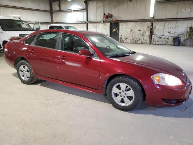 2G1WT57K091192696 - 2009 CHEVROLET IMPALA 1LT RED photo 4