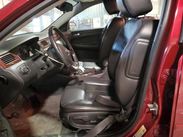 2G1WT57K091192696 - 2009 CHEVROLET IMPALA 1LT RED photo 7