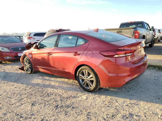 5NPD84LF1JH288360 - 2018 HYUNDAI ELANTRA SEL RED photo 2