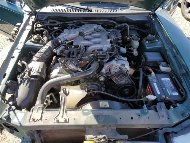 1FAFP4444YF186456 - 2000 FORD MUSTANG GREEN photo 11