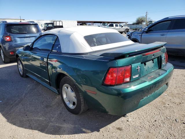 1FAFP4444YF186456 - 2000 FORD MUSTANG GREEN photo 2