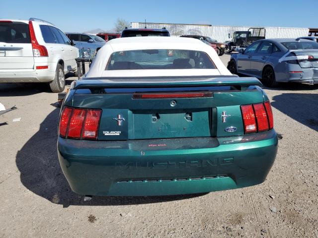 1FAFP4444YF186456 - 2000 FORD MUSTANG GREEN photo 6