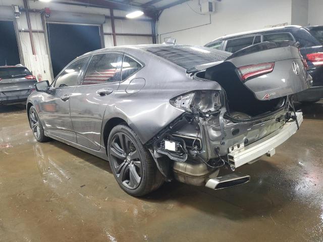 19UUB6F50MA009753 - 2021 ACURA TLX TECH A GRAY photo 2