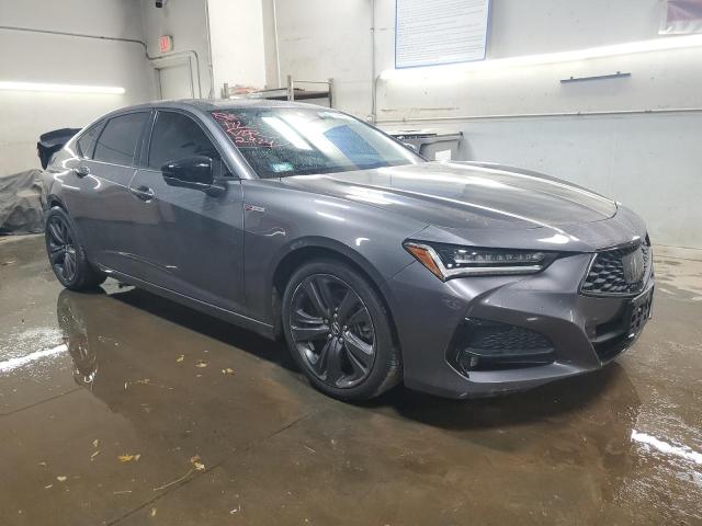 19UUB6F50MA009753 - 2021 ACURA TLX TECH A GRAY photo 4