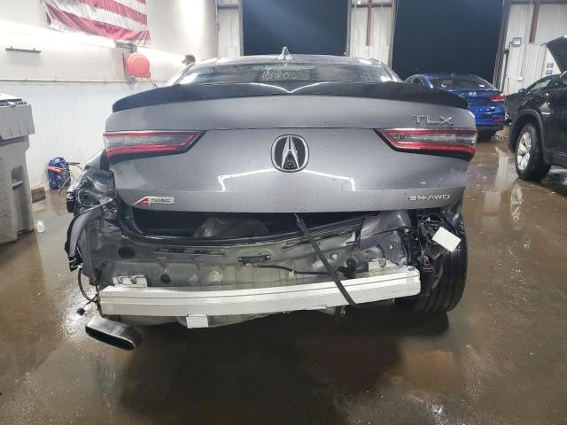 19UUB6F50MA009753 - 2021 ACURA TLX TECH A GRAY photo 6