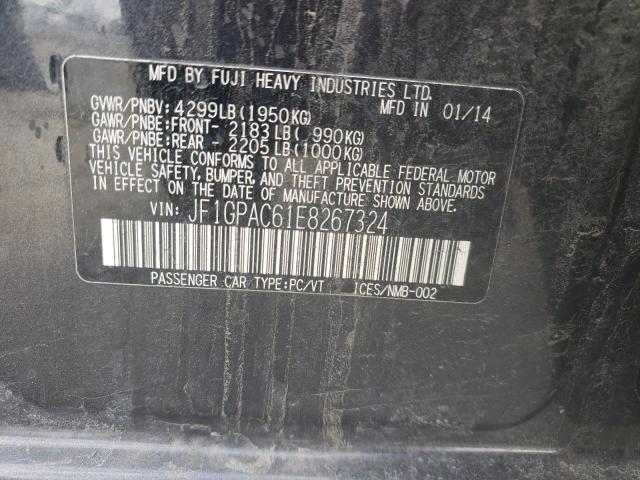 JF1GPAC61E8267324 - 2014 SUBARU IMPREZA PREMIUM GRAY photo 13