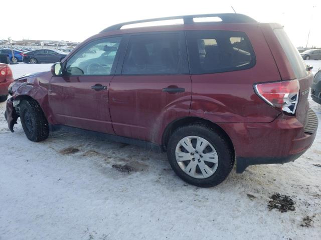JF2SH6BC0AH913860 - 2010 SUBARU FORESTER XS Tünd qırmızı foto 2