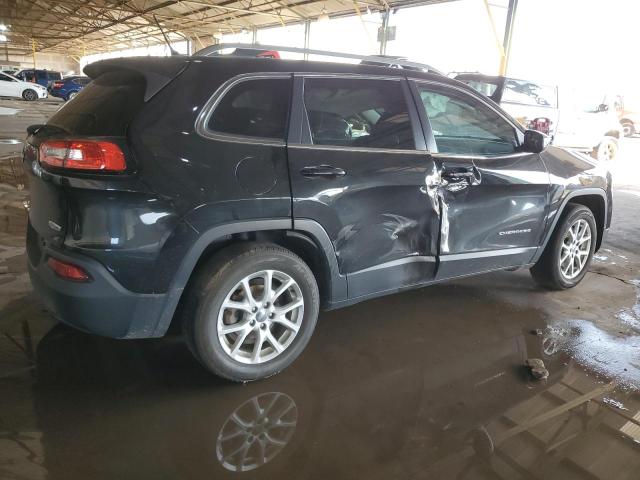 1C4PJLCBXEW154696 - 2014 JEEP CHEROKEE LATITUDE BLACK photo 3